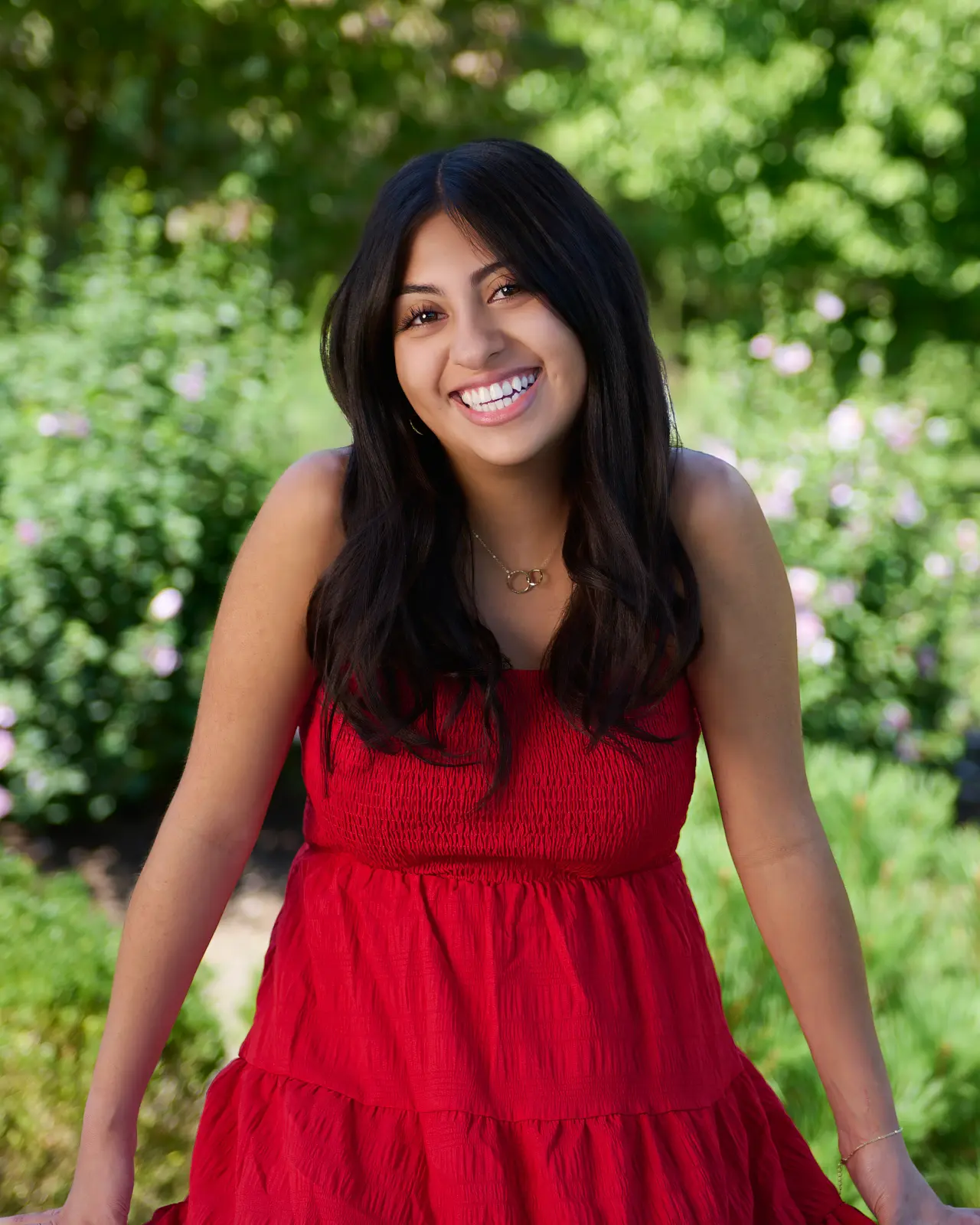 Senior portraits of a young girl